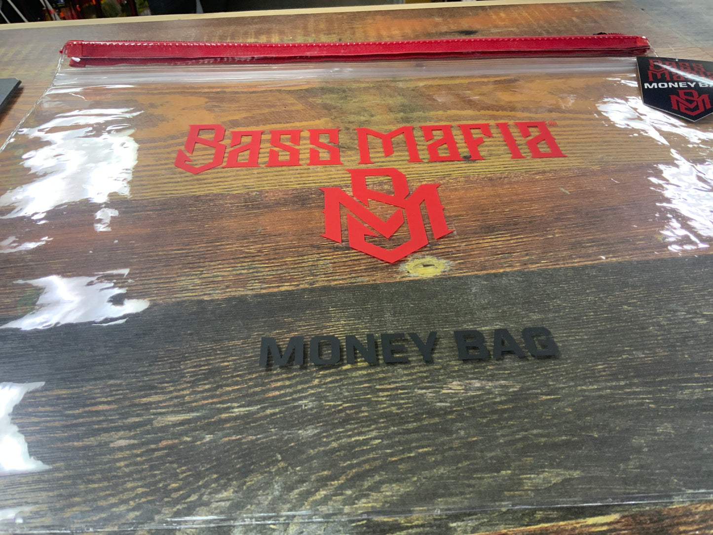 Bass Mafia Money Bag 16" X 13" Clear