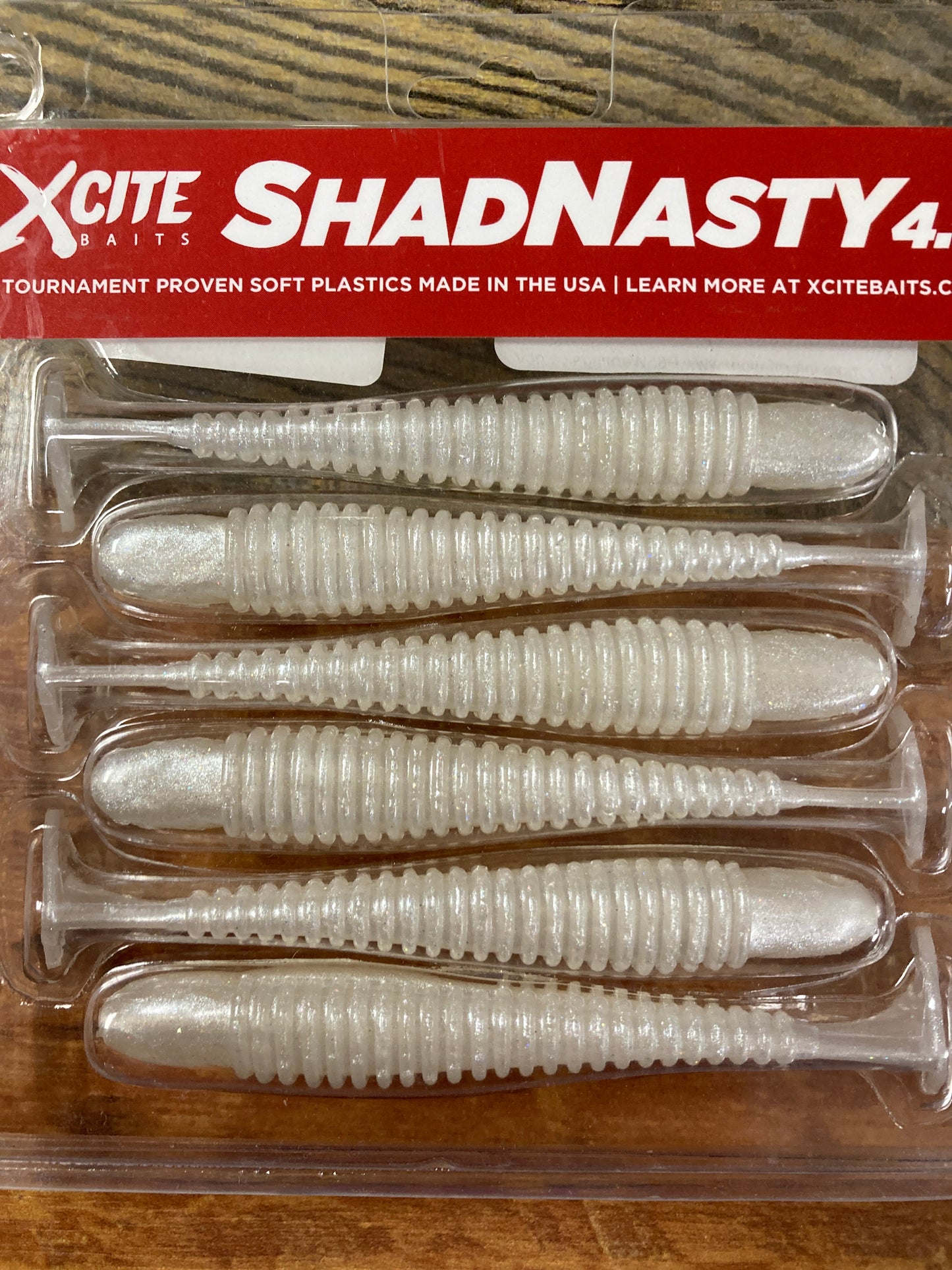 XCITE 4” SHADNASTY PEARL WHITE