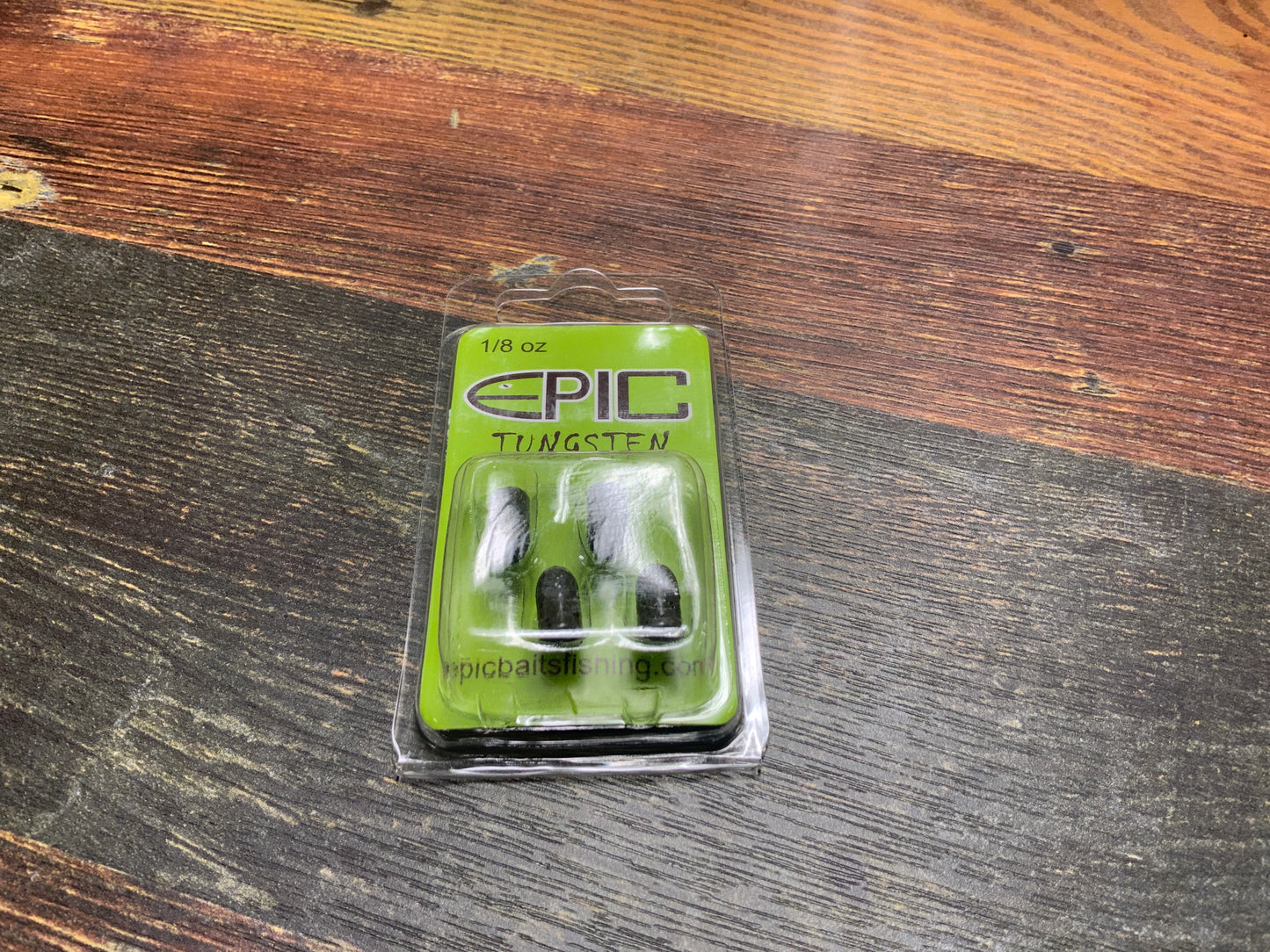 Epic Tungsten Bullet Weight 1/8 oz. Black