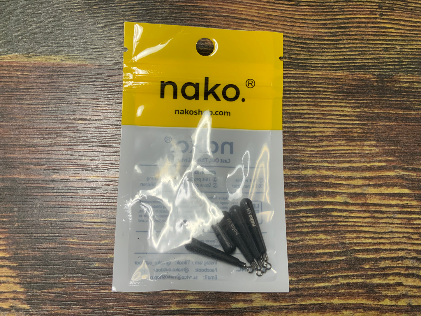 Nako Tungsten Skinny Free Rig 3/16 oz.
