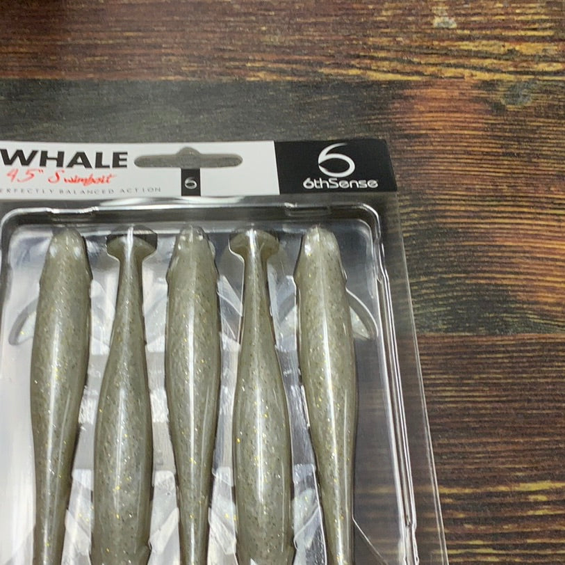 6th Sense Whale Swimbait 4.5" Platinum White