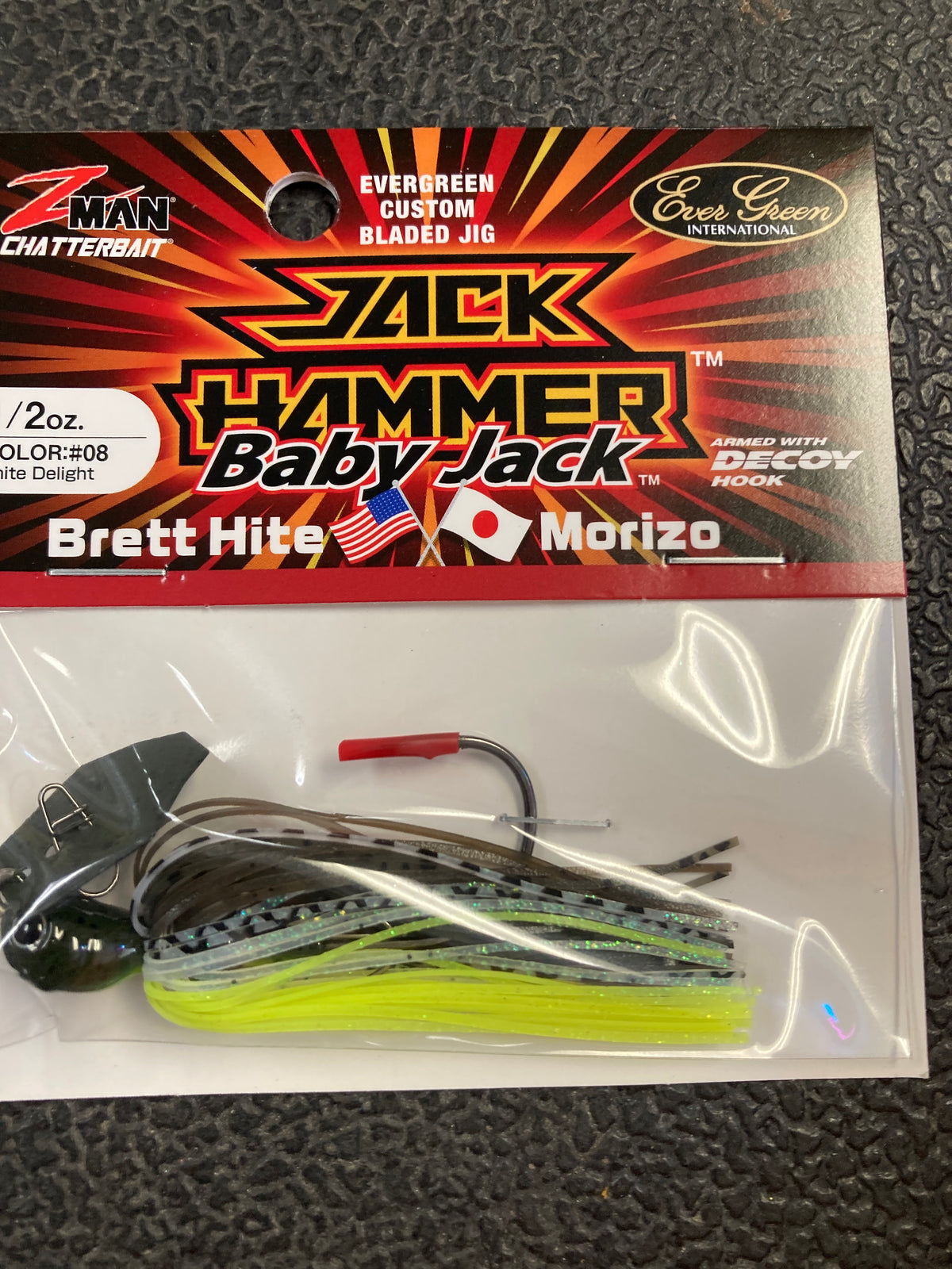 Z Man Baby Jack Hammer 1/2 oz. Bhite Delight