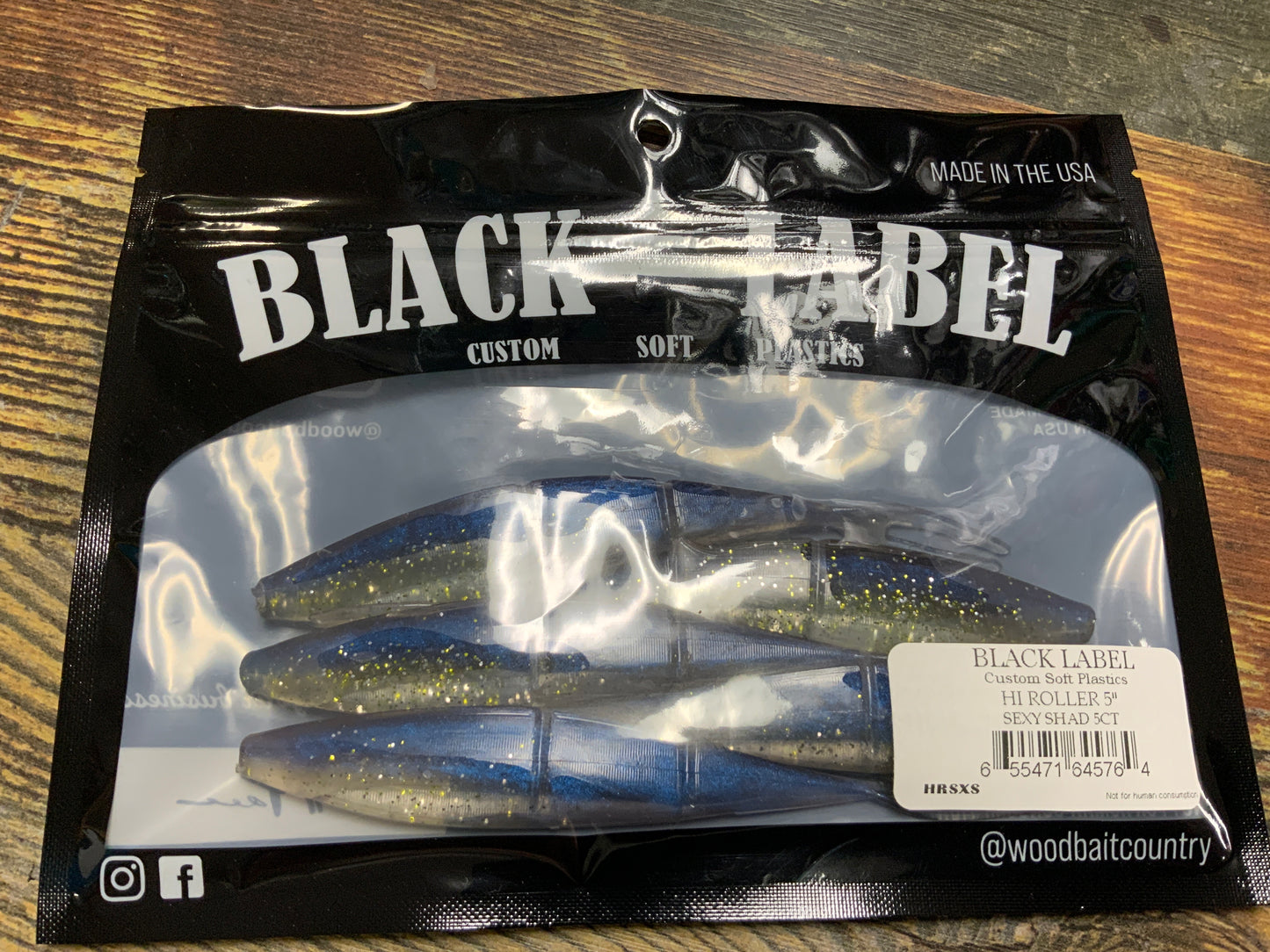 Black Label Hi Roller 5" Sexy Shad