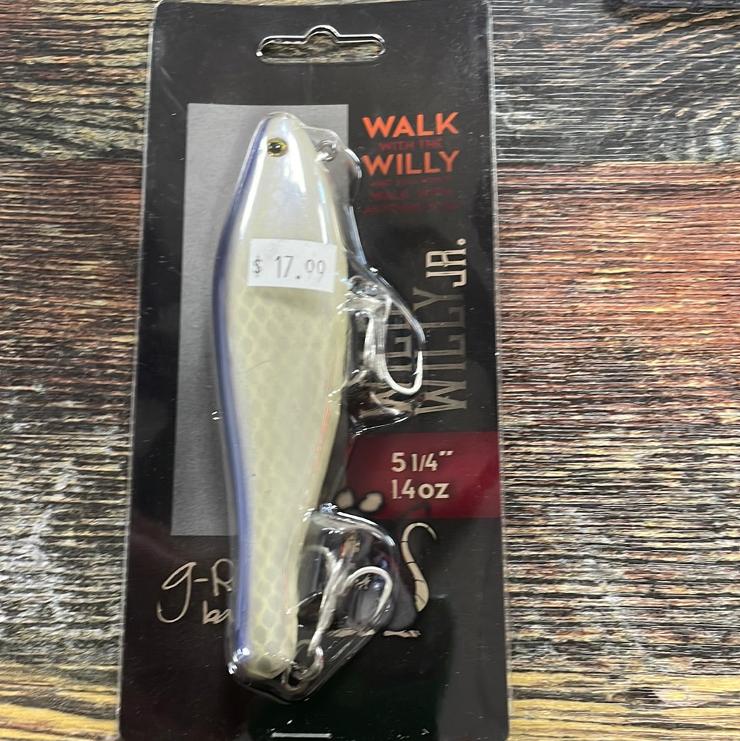 g-Ratt Wild Willy Jr. 5.25”. 1.4 oz Gizzard Shad
