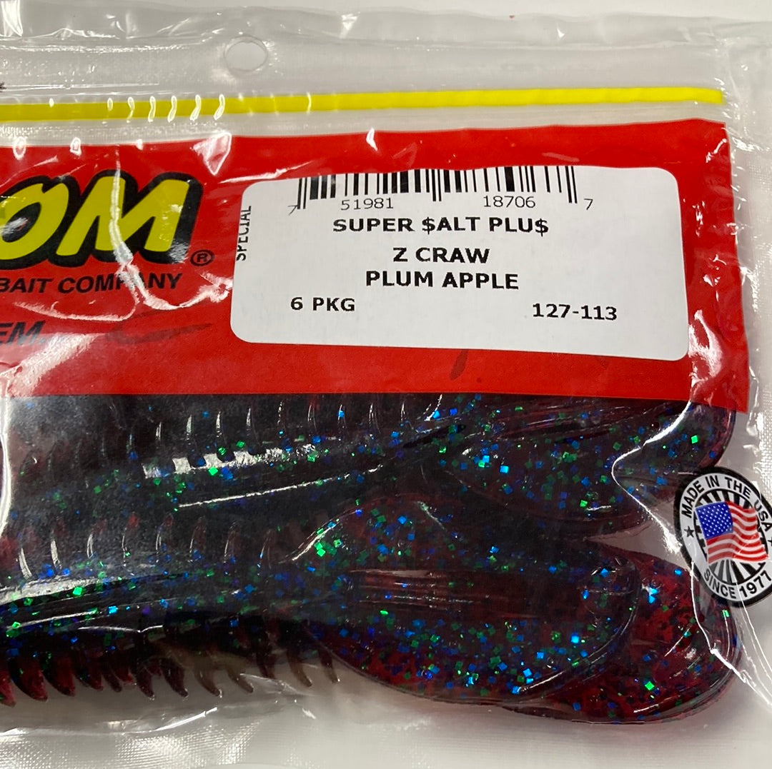 Zoom Z Craw - Plum Apple