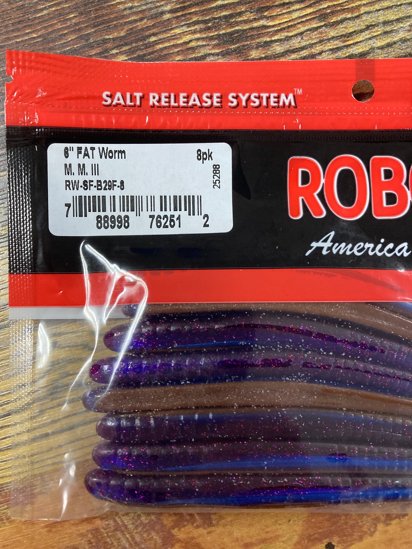 Roboworm Fat Straight Tail 6” M.M.III