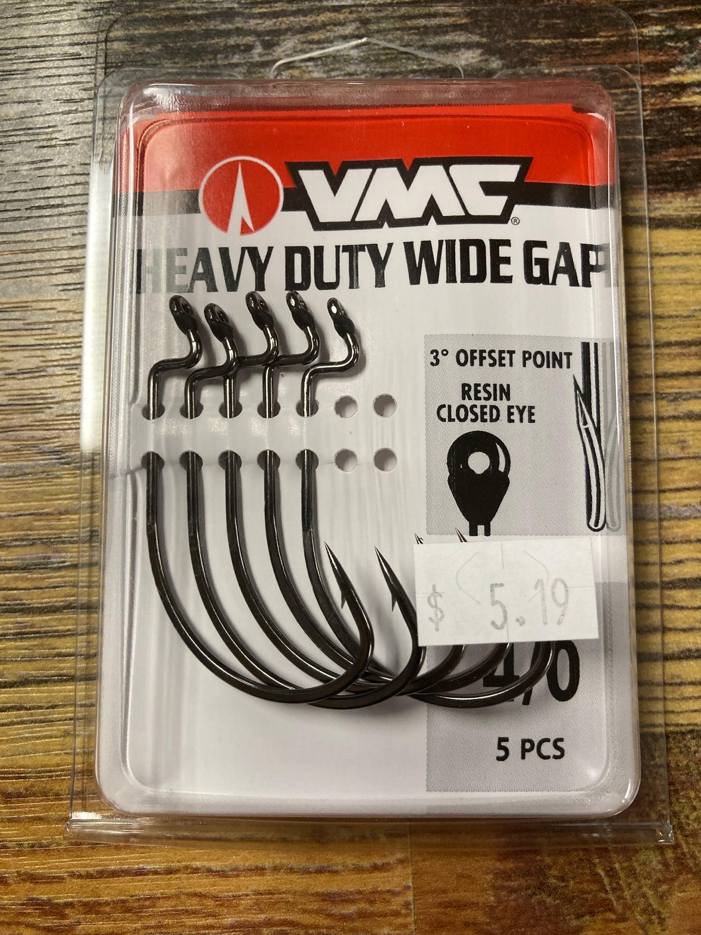 VMC HD Wide Gap Hook 4/0