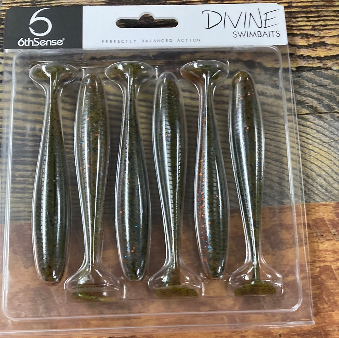 6th Sense Divine Swimbaits 4.4" Bluegill Fire