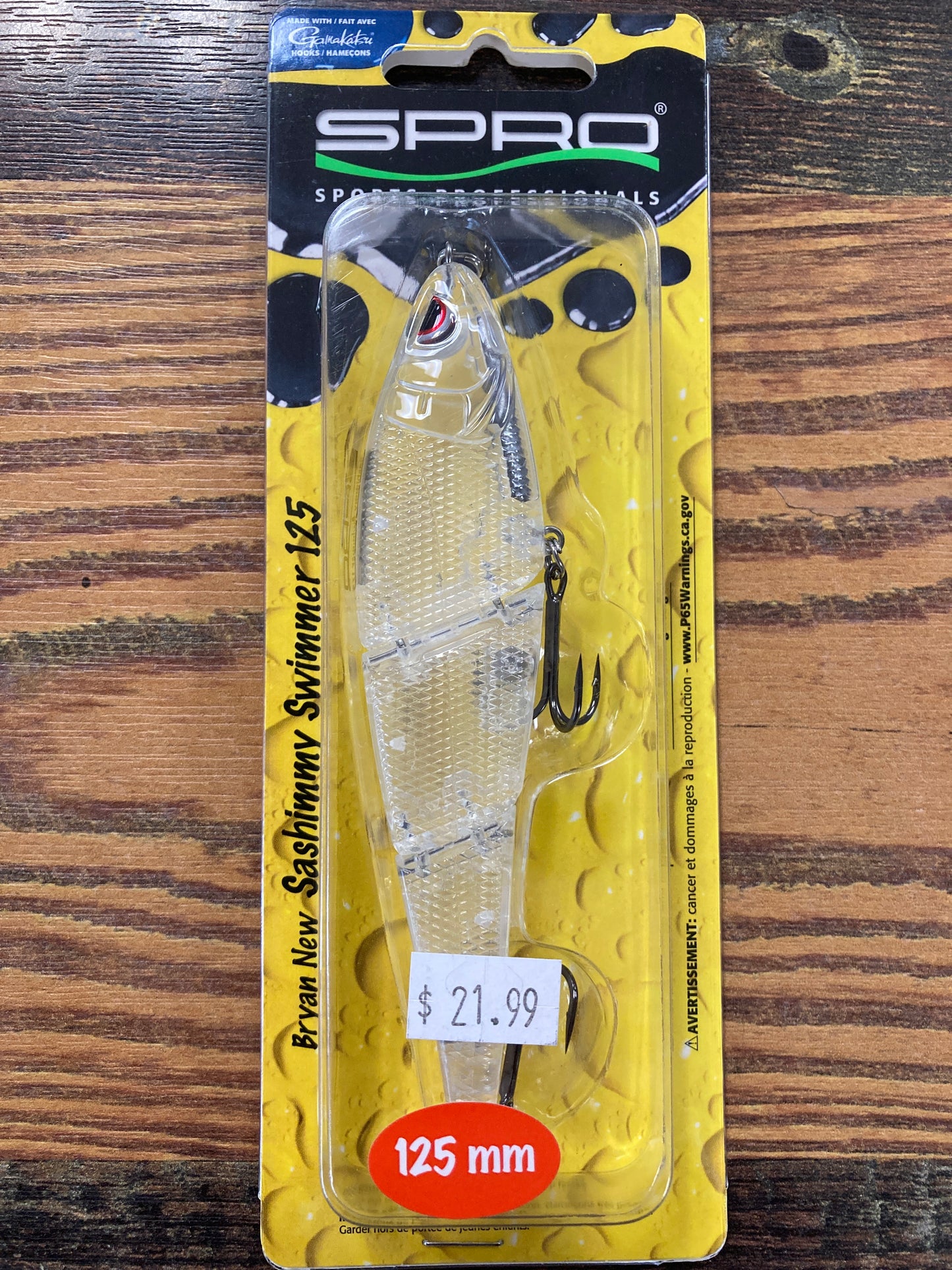 Spro Sashimmy Swimmer 3/4 oz. Clear