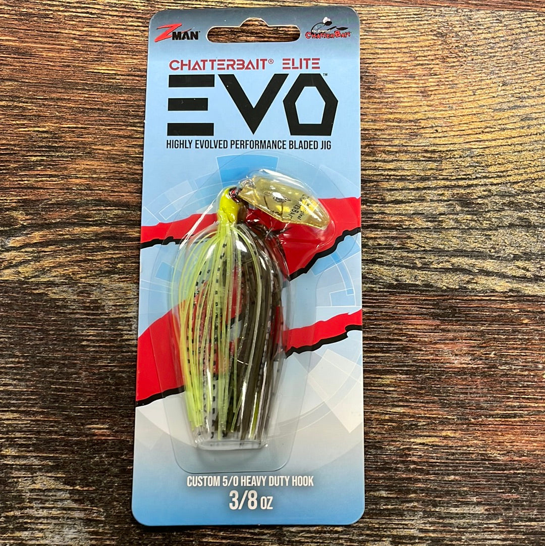 Z Man EVO Chatterbait 3/8 oz. 5/0 Hot snakes