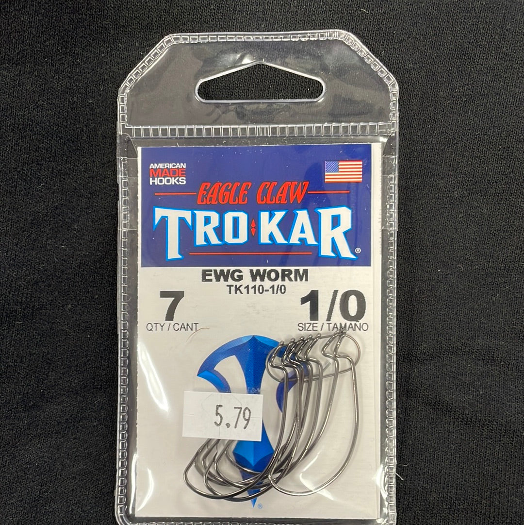 Eagle Claw TroKar EWG Worm 1/0