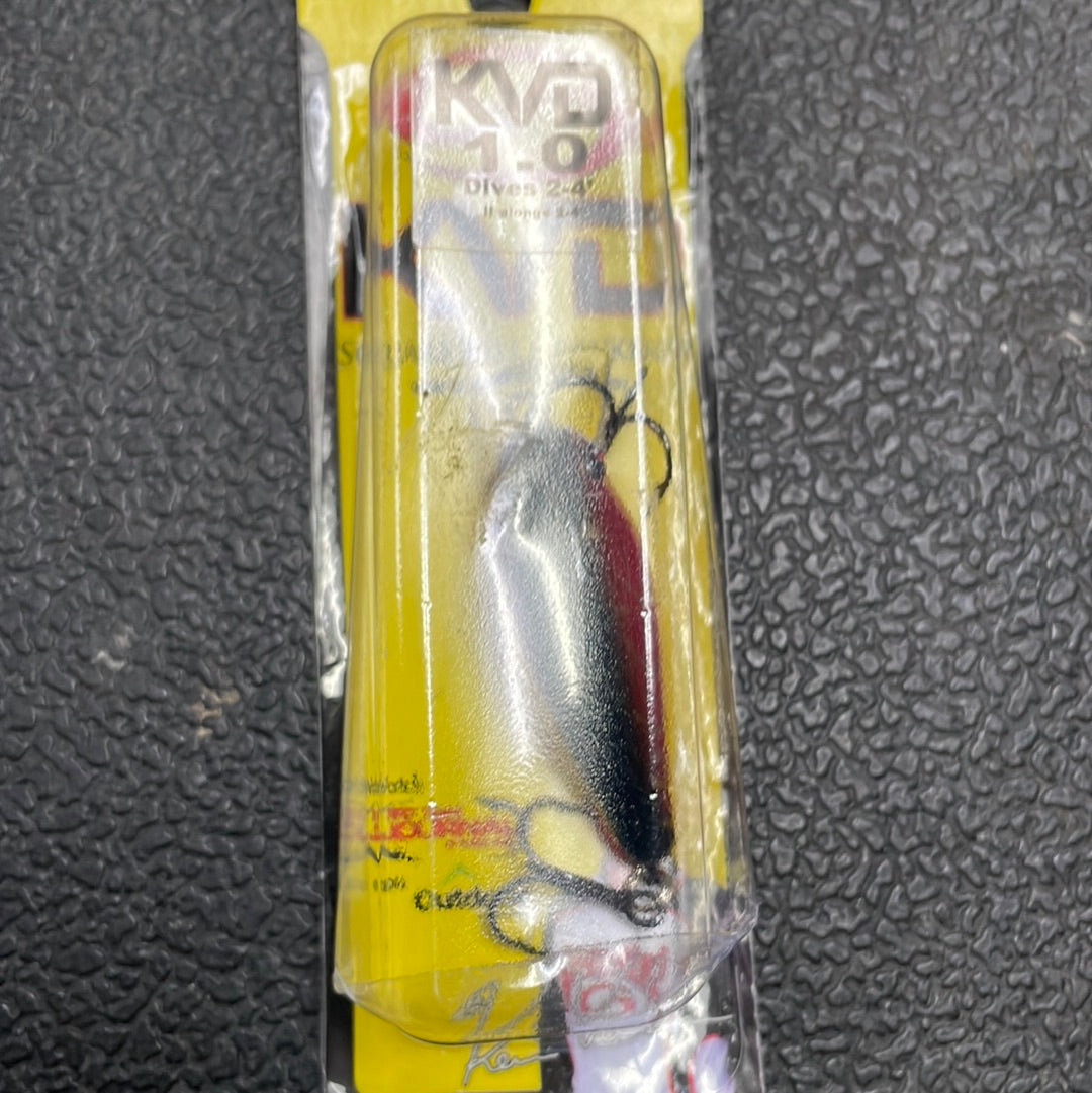 Strike King KVD 1.0 Dives 2-4’ Sam Rayburn Red Craw