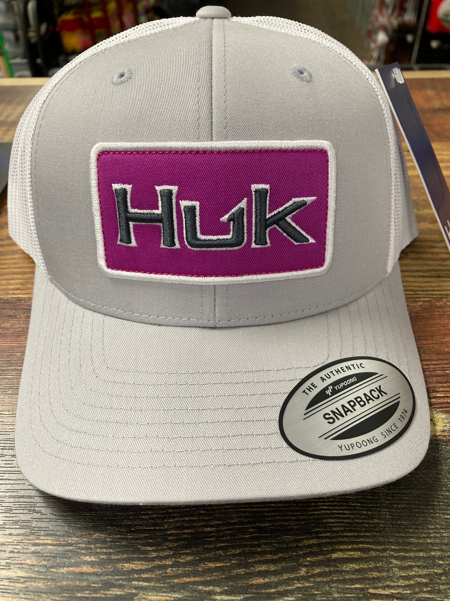 HUK Hat Bold Patch Trucker