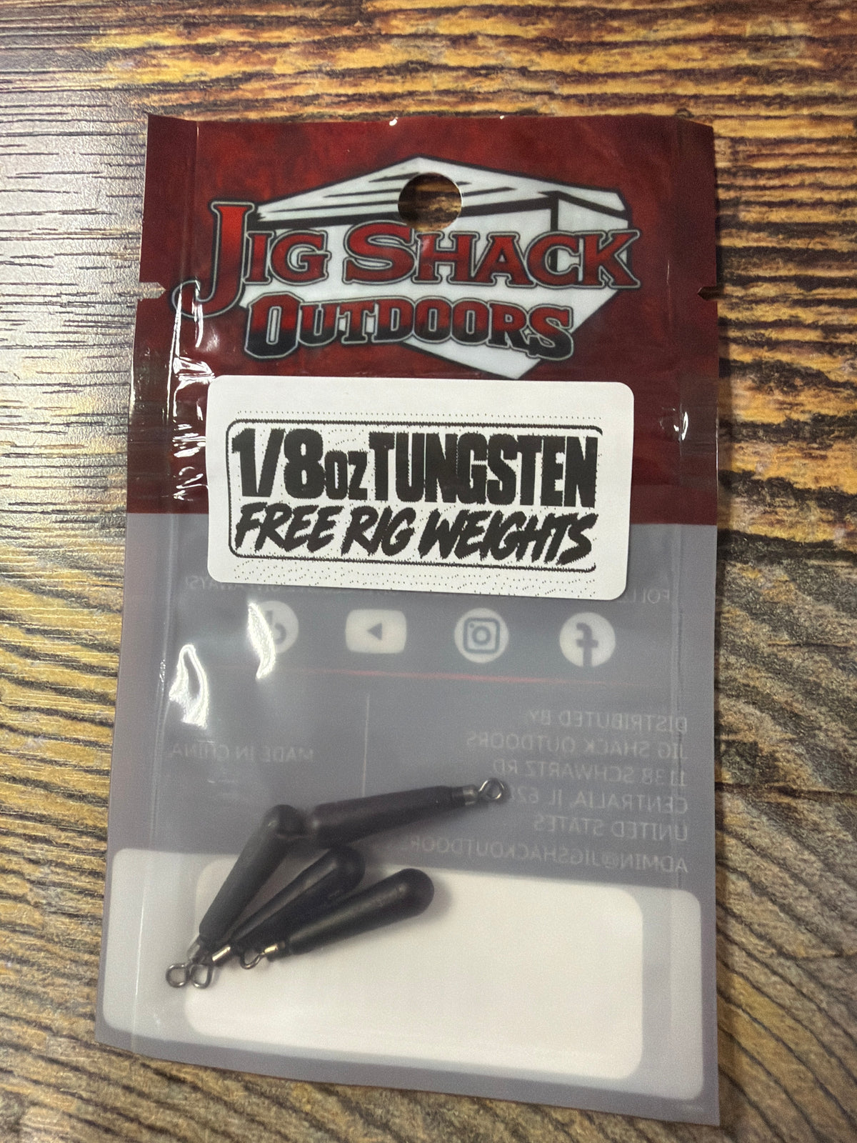 Jig Shack 1/8 oz Tungsten Free Rig Weights