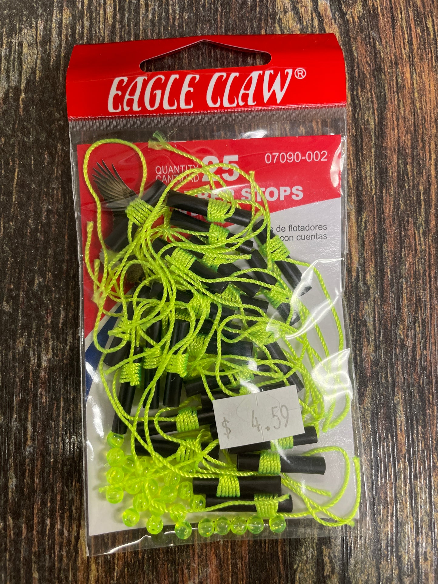 Eagle Claw Bobber Stoppers w/Thread 25 PK