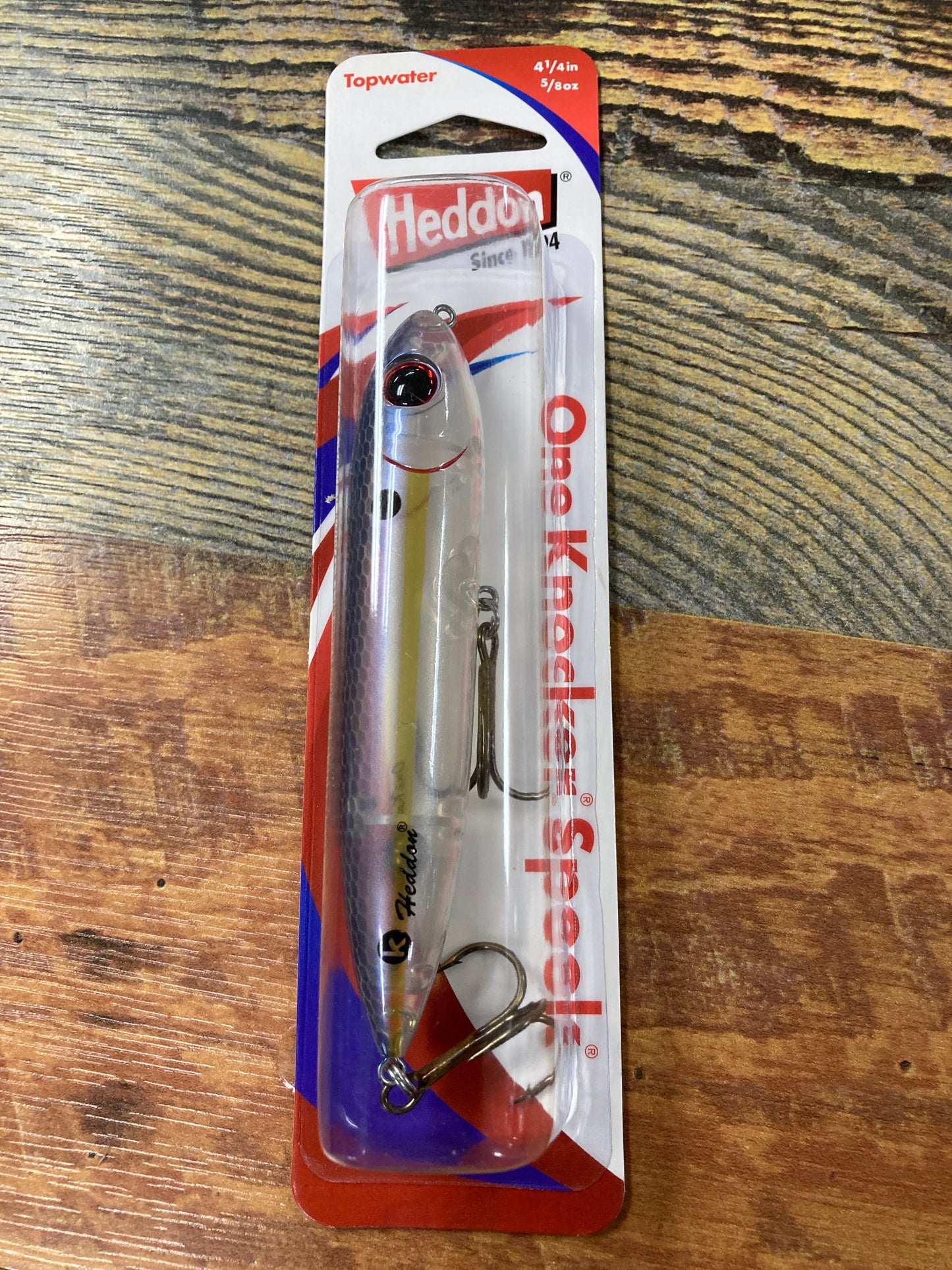 Heddon 1K Spook 3/4 oz. 4.5" Pearl Shad