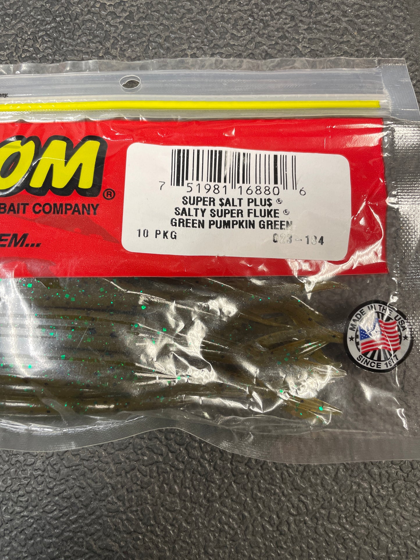Zoom Super Fluke - Green Pumpkin Green
