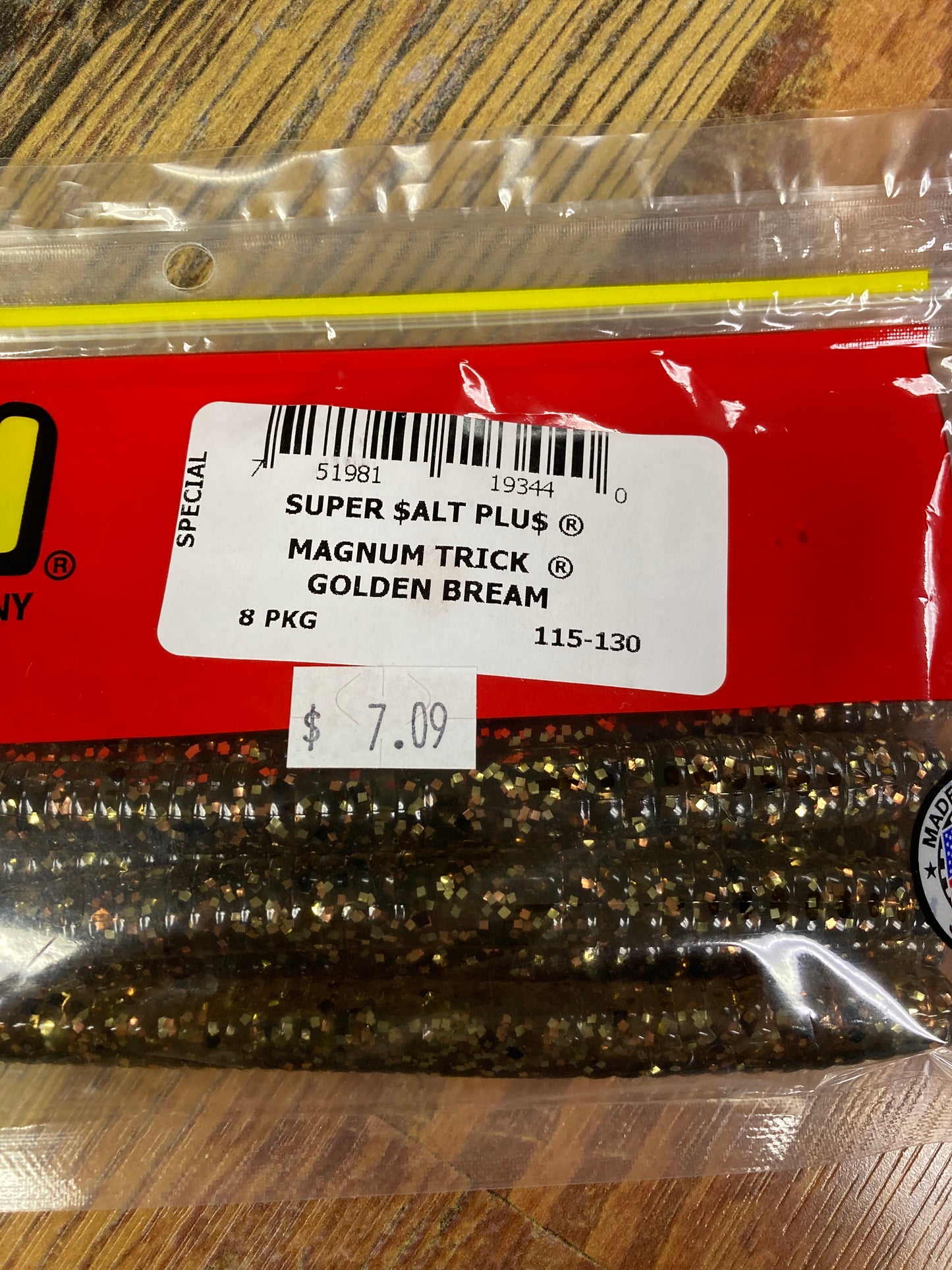 Zoom Mag Trick Worm - Golden Bream