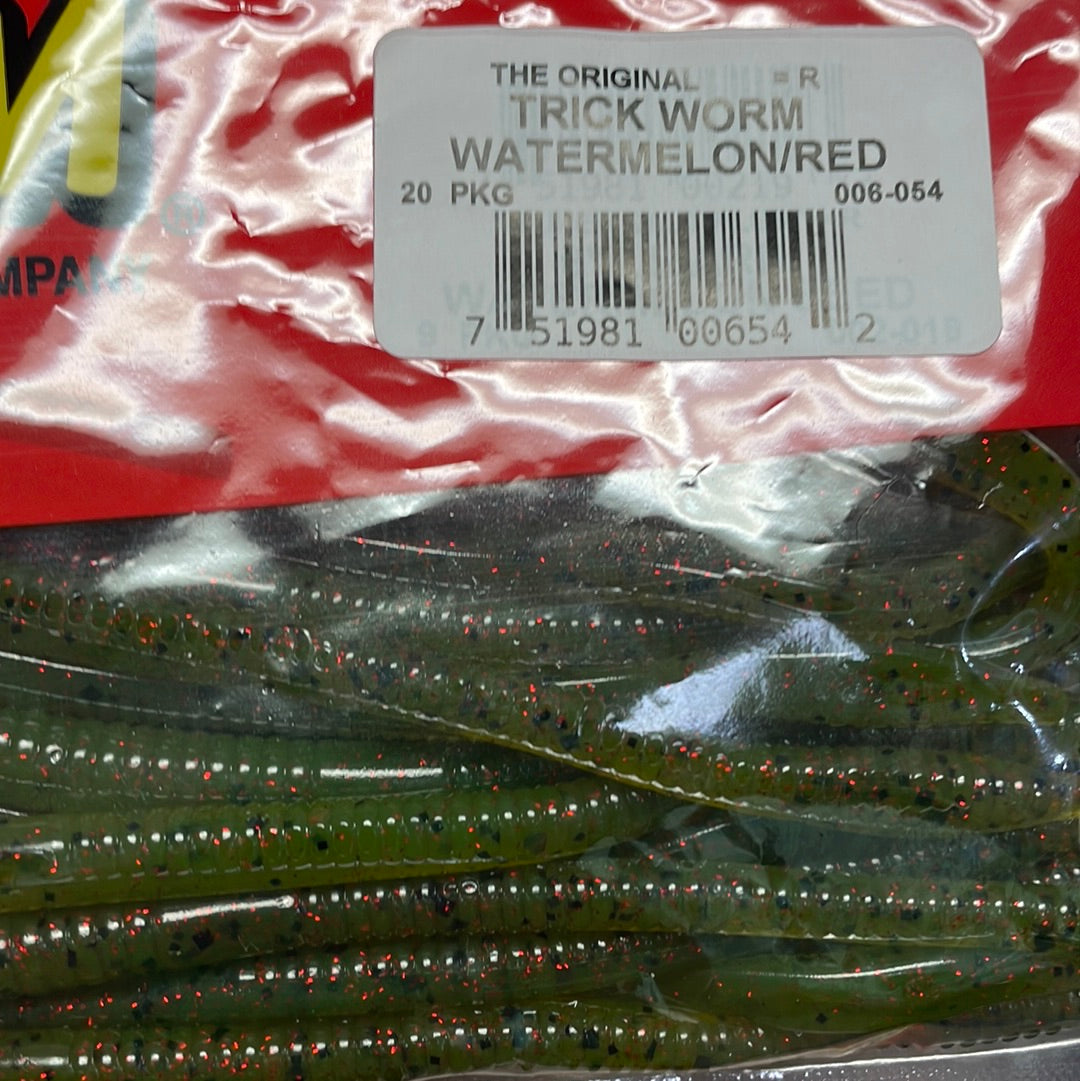 Zoom Trick Worm - Watermelon Red;