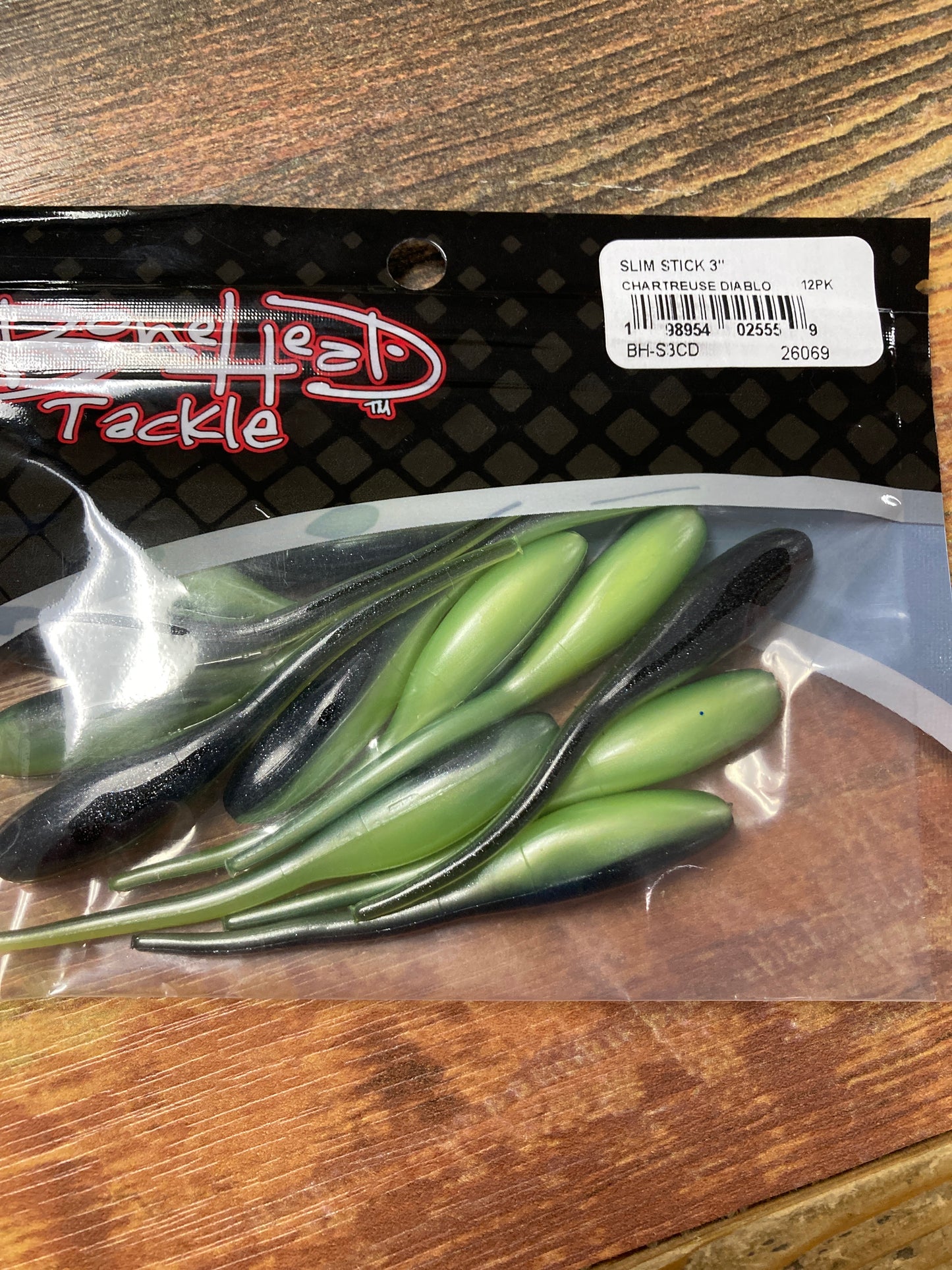 Bonehead Slim Stick 3” Chartreuse Diablo