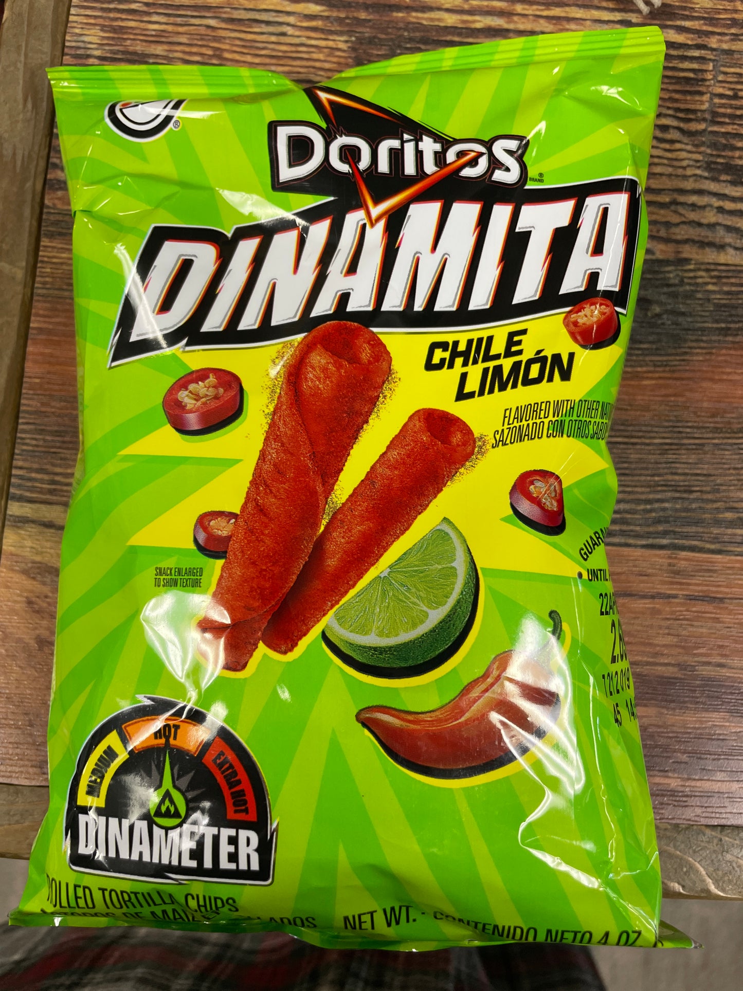 Doritos Dinamita Chile Lemon 4 oz.
