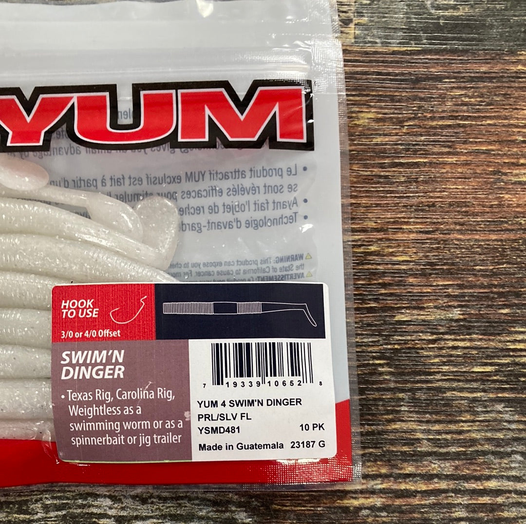 Yum 4 Swim'n Dinger - White