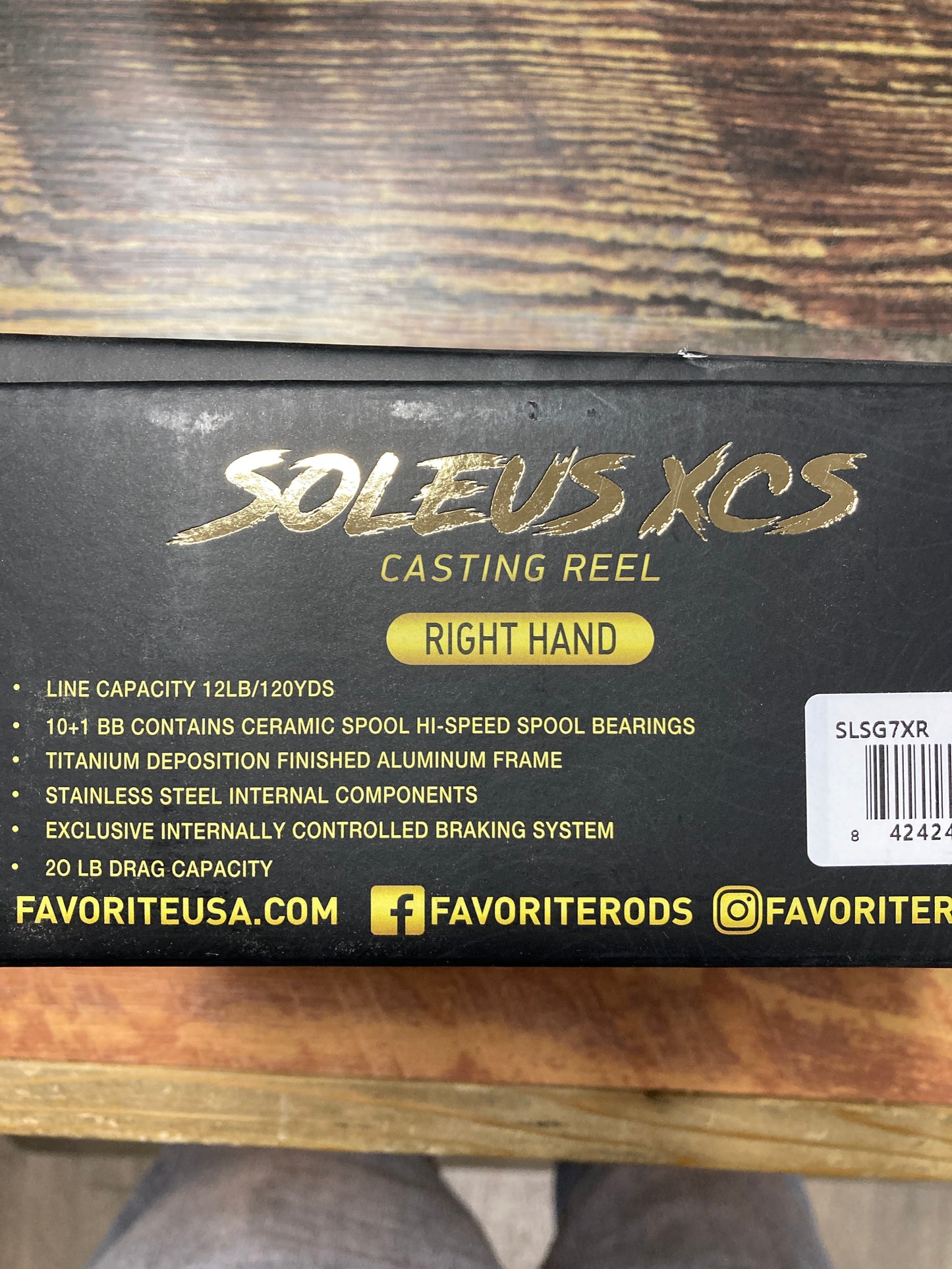 WSL Soleus XCS Bait Cast Reel RH 7:3:1