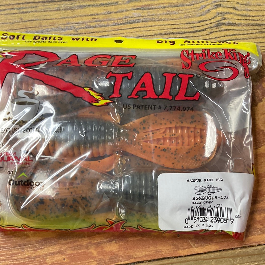 Strike King Rage Mag Bug 4 1/2" Bama Craw