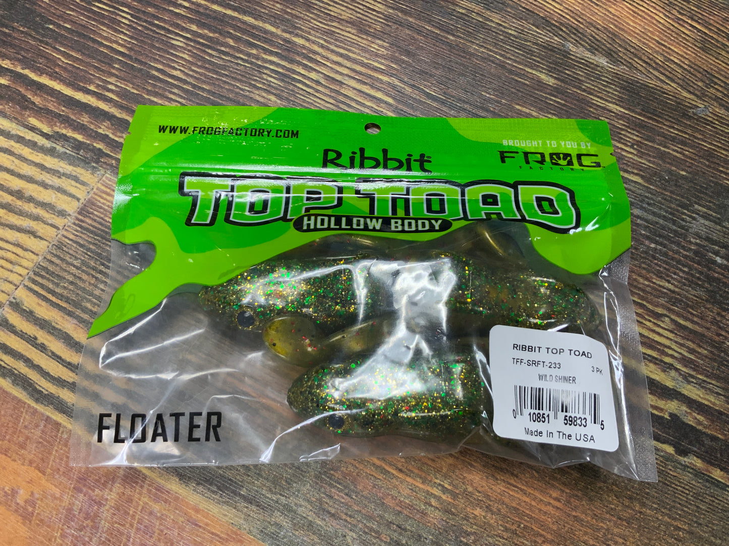 Ribbit Top Toad - Wild Shiner