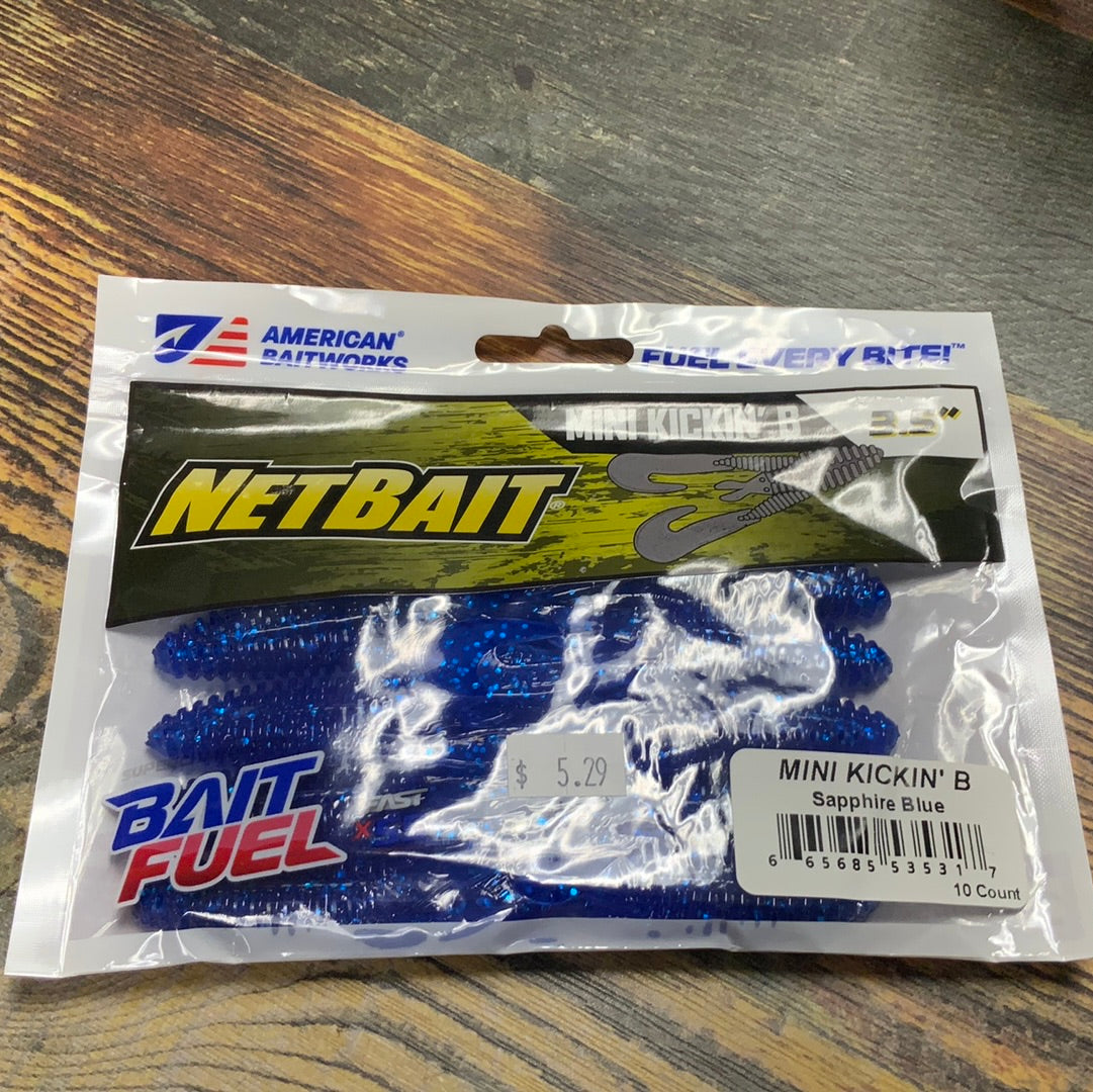 Baitfuel Mini Kickin 3.5" Sapphire Blue