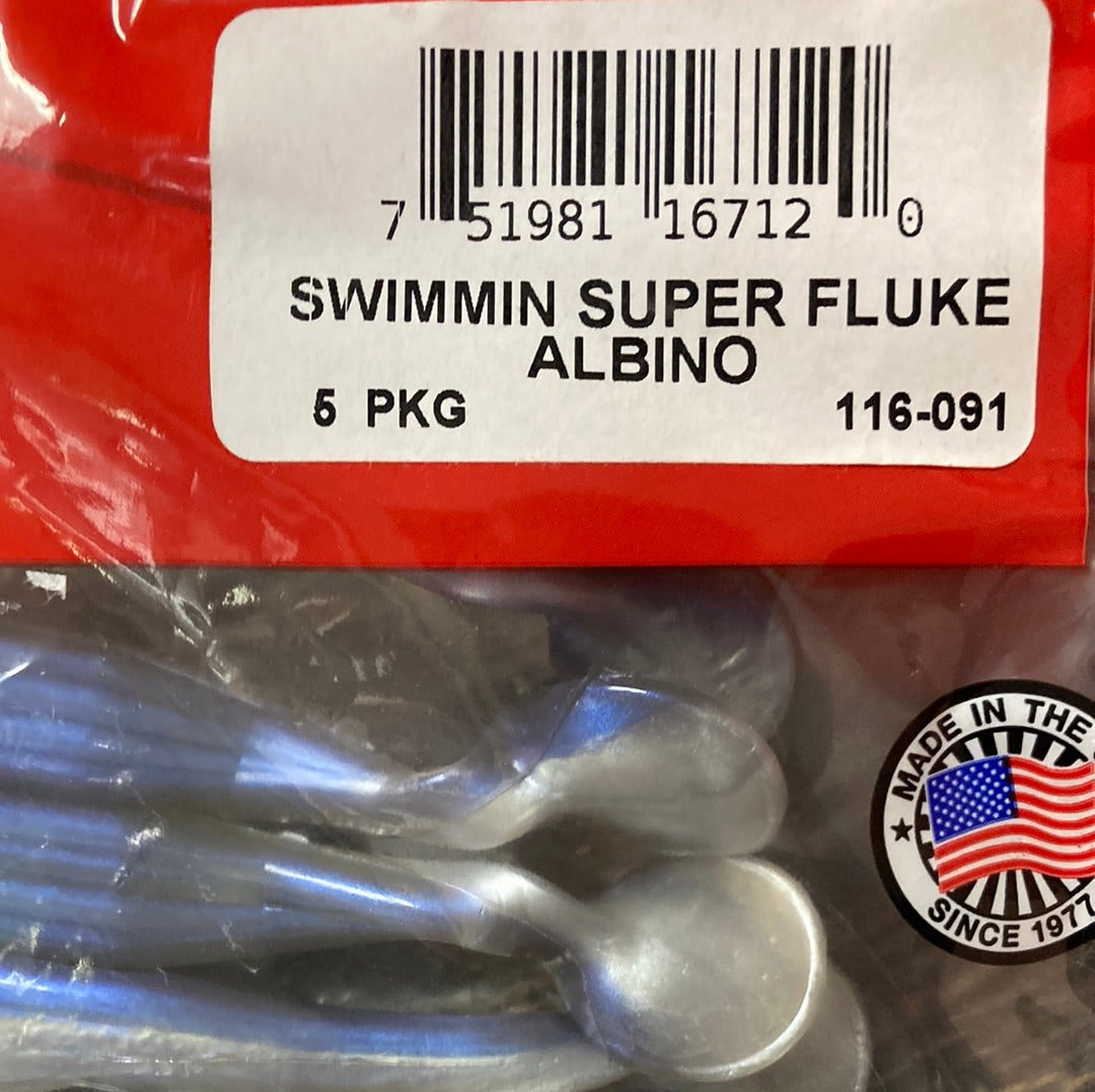 Zoom Swimmin Super Fluke - Albino