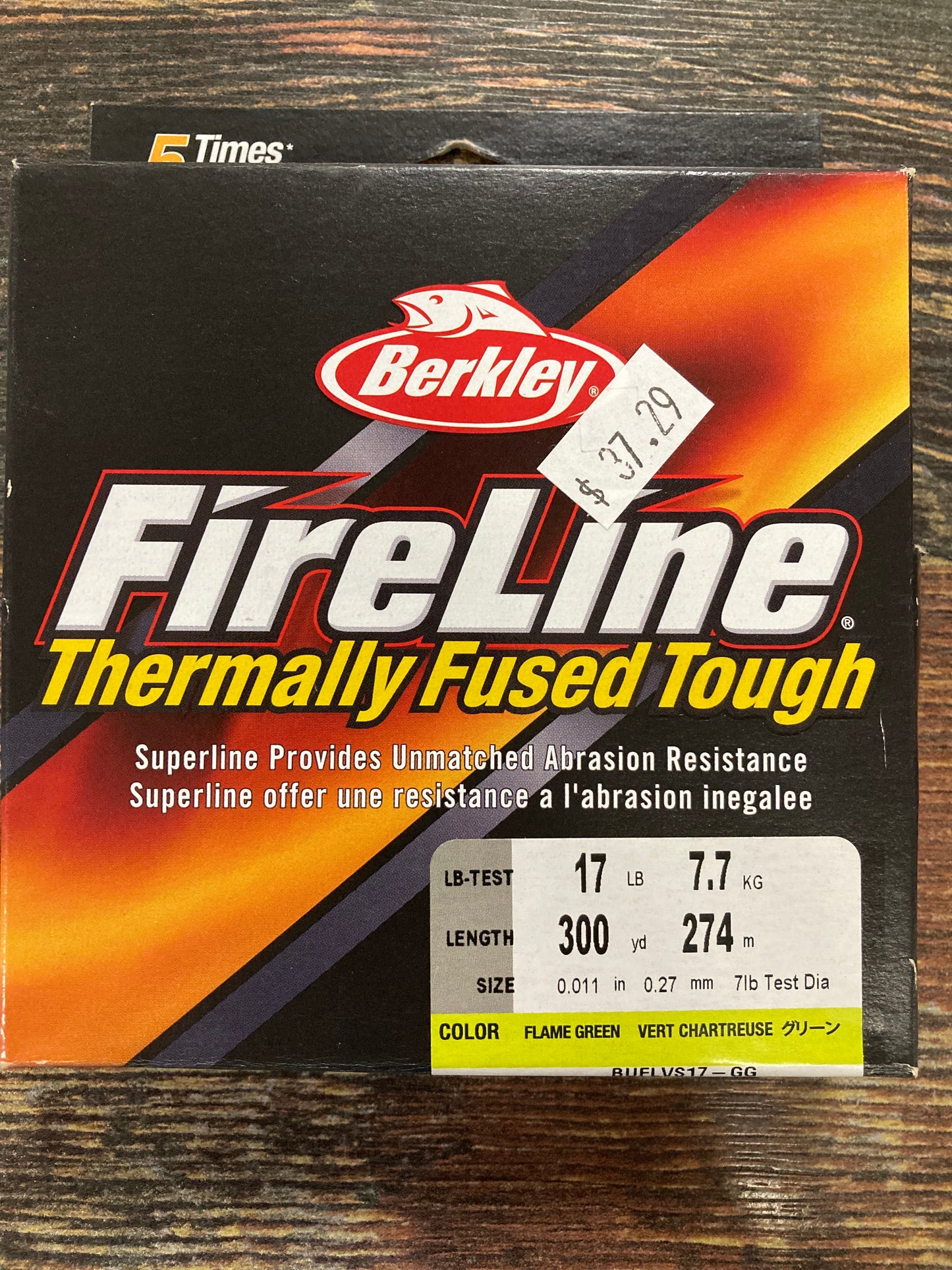 Berkley Fire Line Thermally Fused 17 lb. 125 yd. Flame Green
