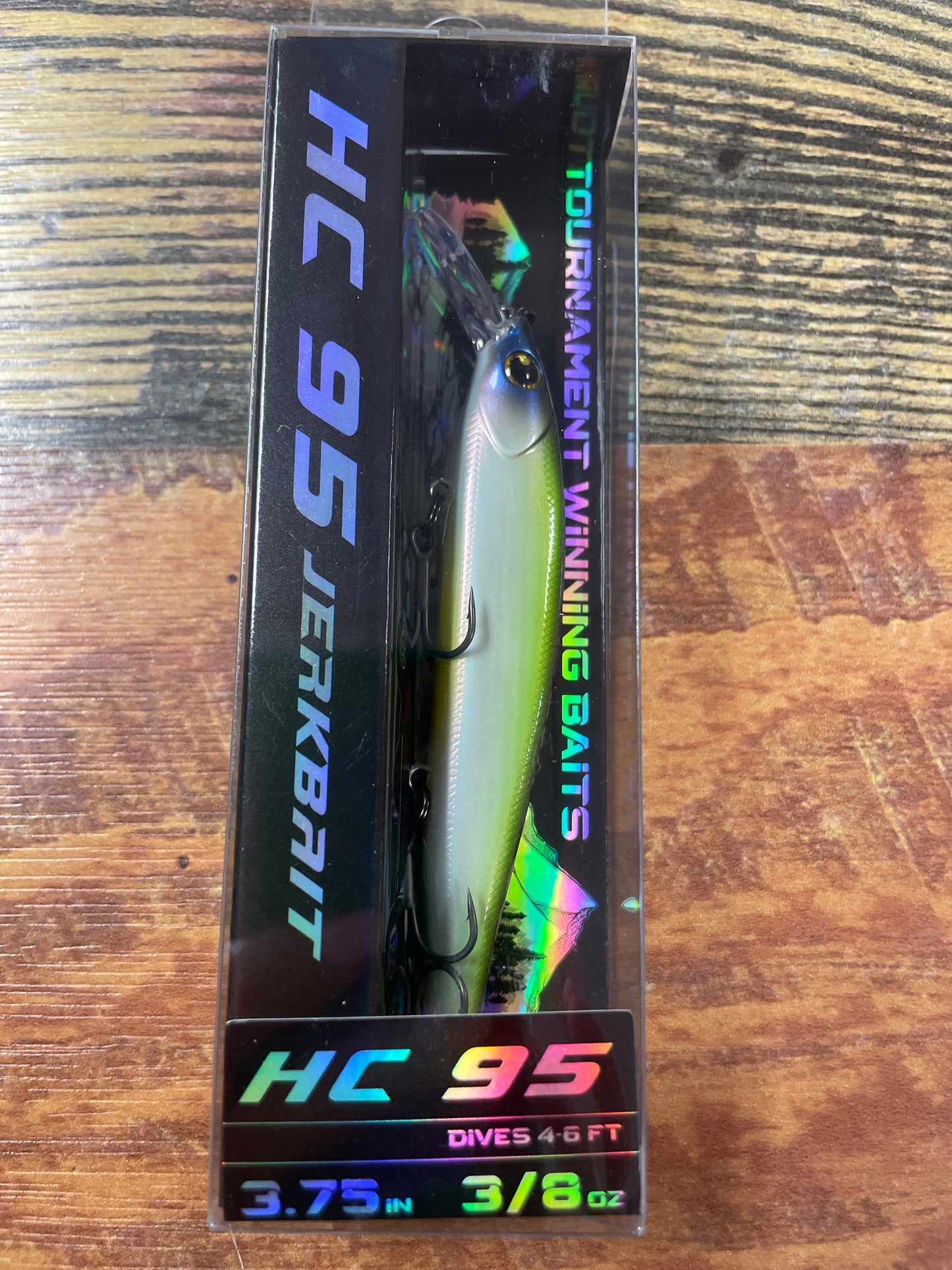 Bassmooch HC 95 Jerkbait 3.75” 3/8oz. Table Rock SP