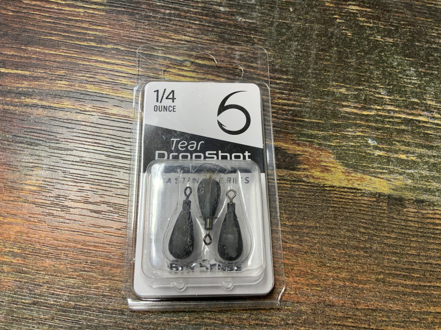 6th Sense Tear Drop Shot Weight 1/4 oz.