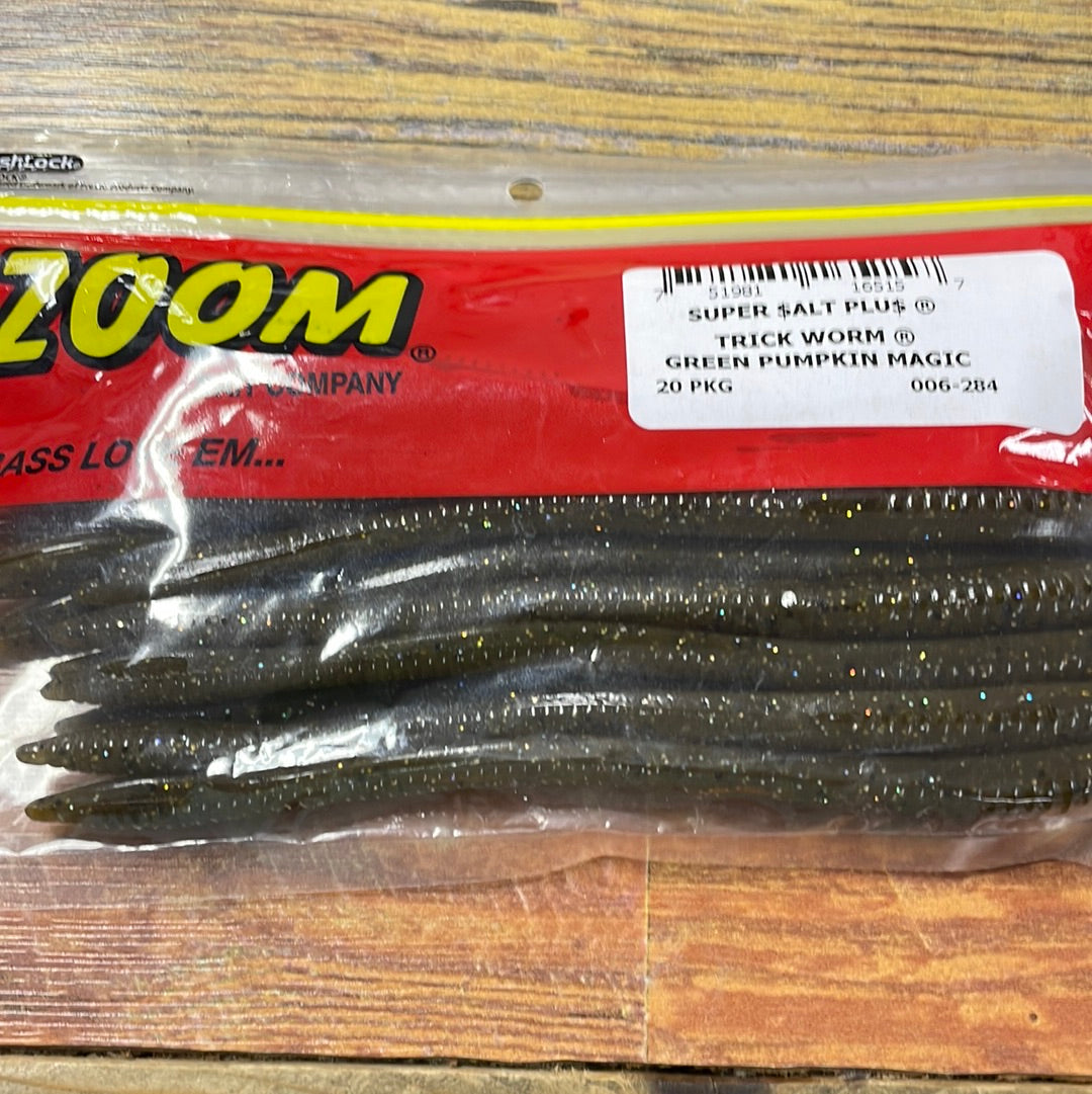 Zoom Trick Worm - Green Pumpkin Magic