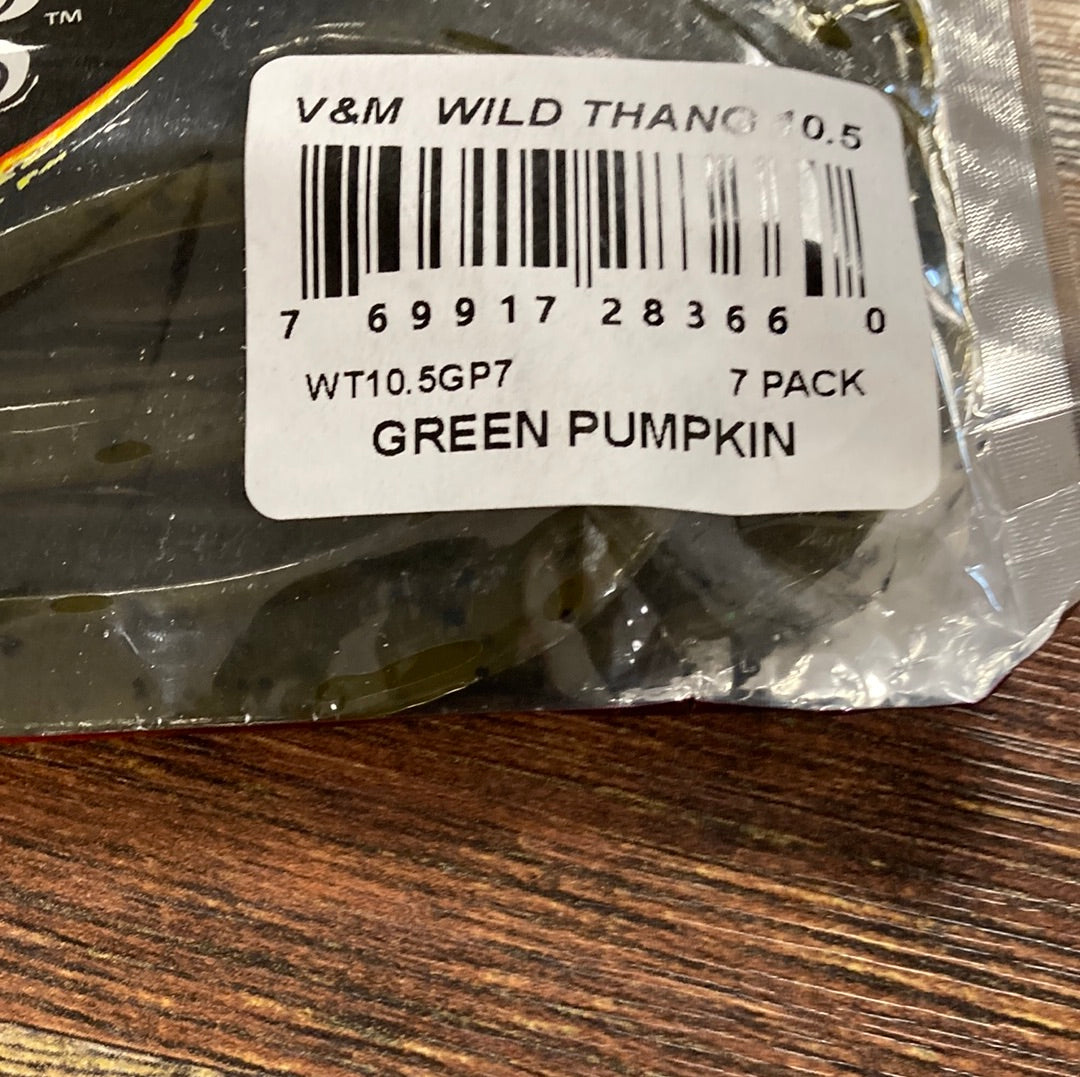 V&M Wild Thang 10.5" Green Pumpkin