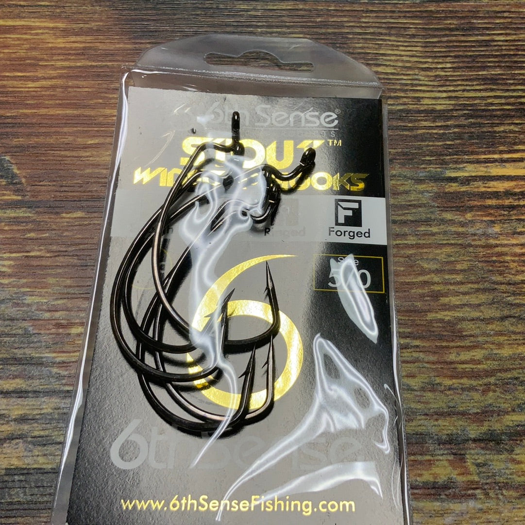 6th Sense Stout Wide Gap Hooks 5/0