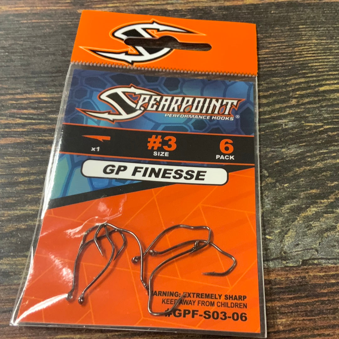 Spearpoint #3 Finesse Hook 6pk