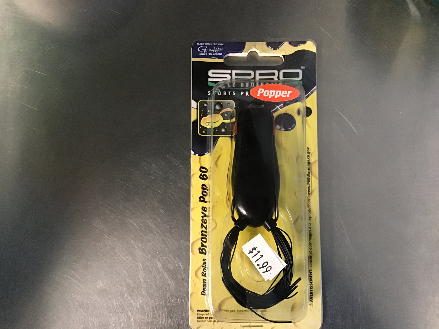 SPRO Bronze Popper 60 Midnight Walker
