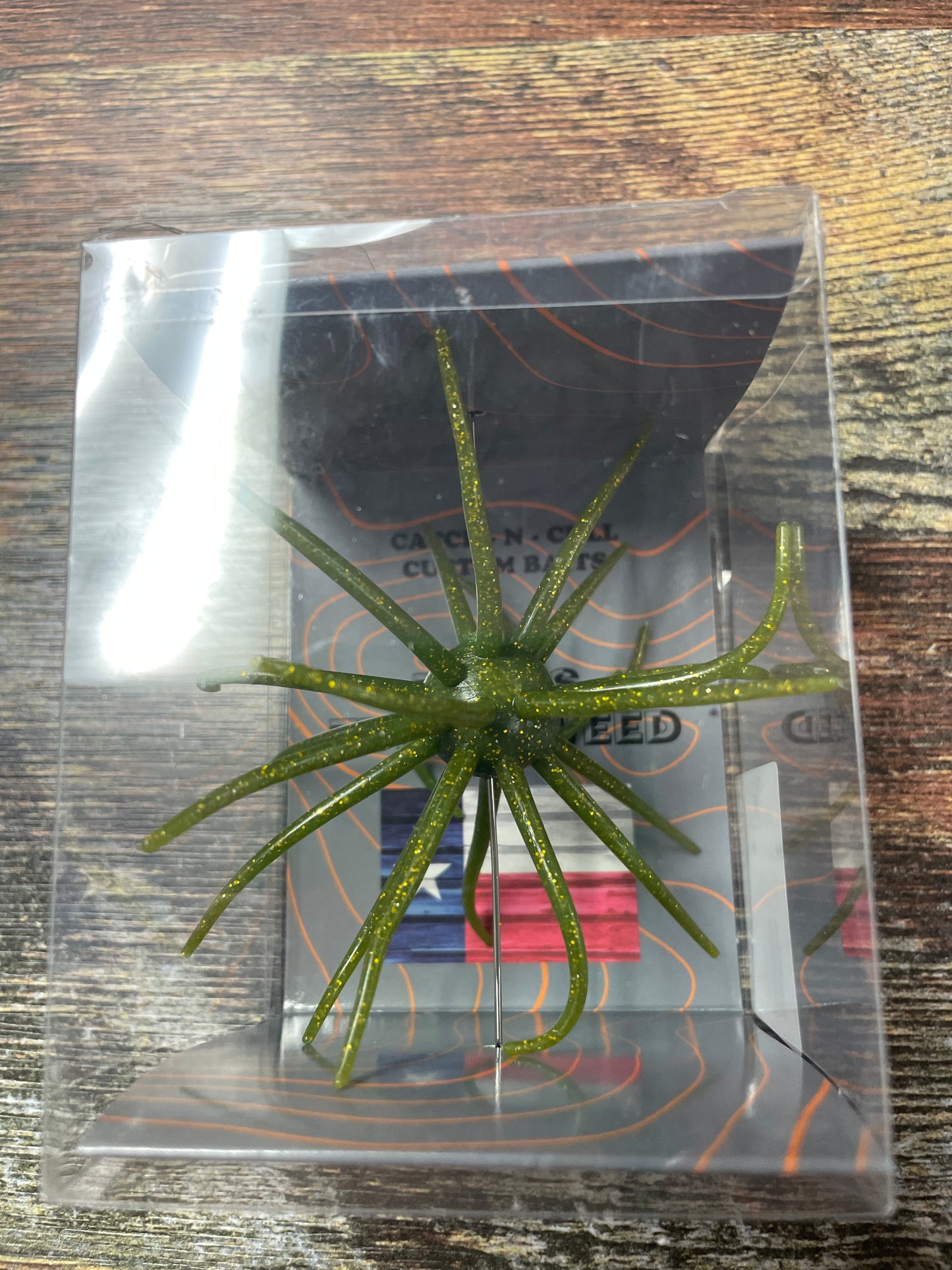 Catch N Cull Texas Tumbleweed Green Pumpkin Flash 19mm Only 9 Total Per Order