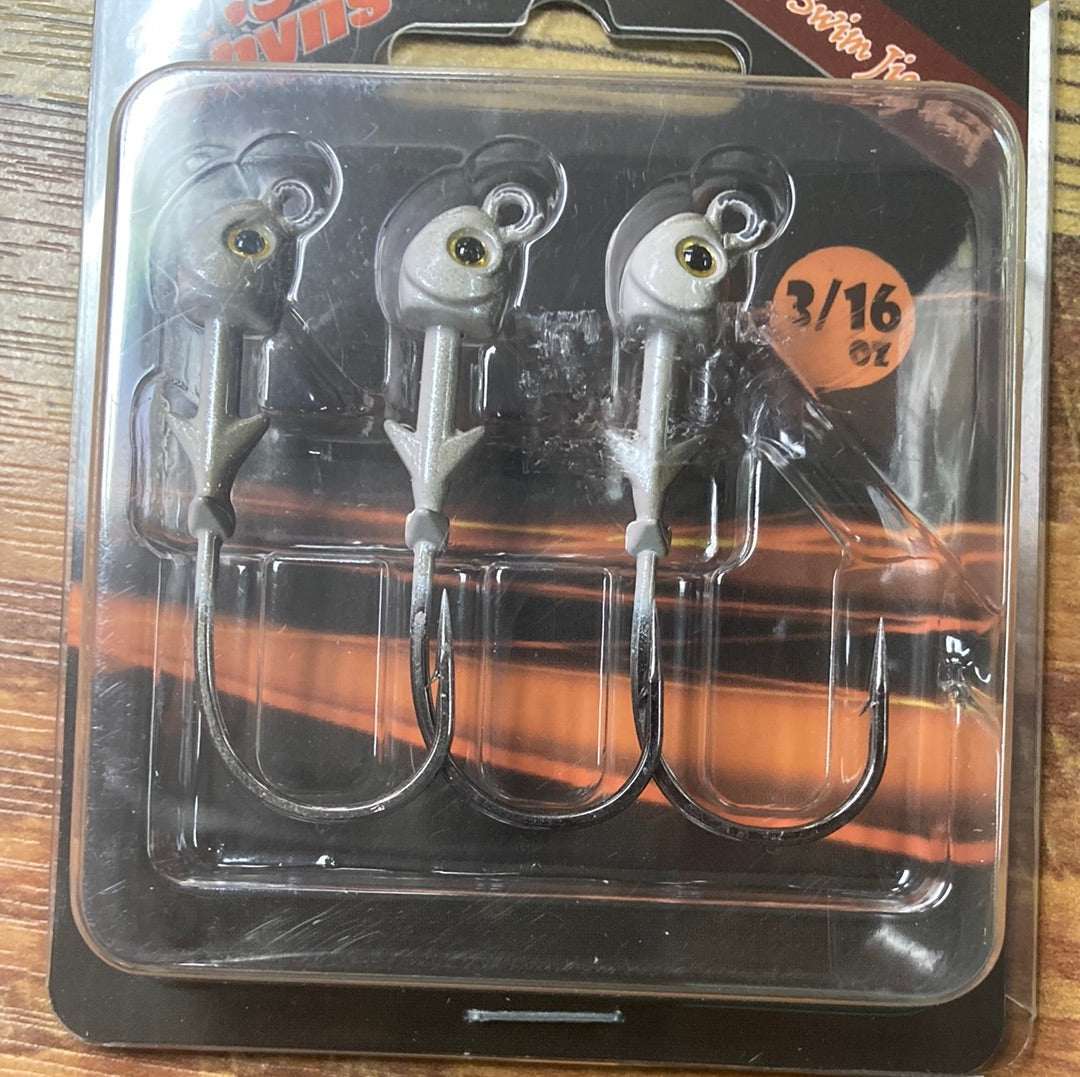 Dobyns D Swim Jig Heads 3/16 oz. Shad