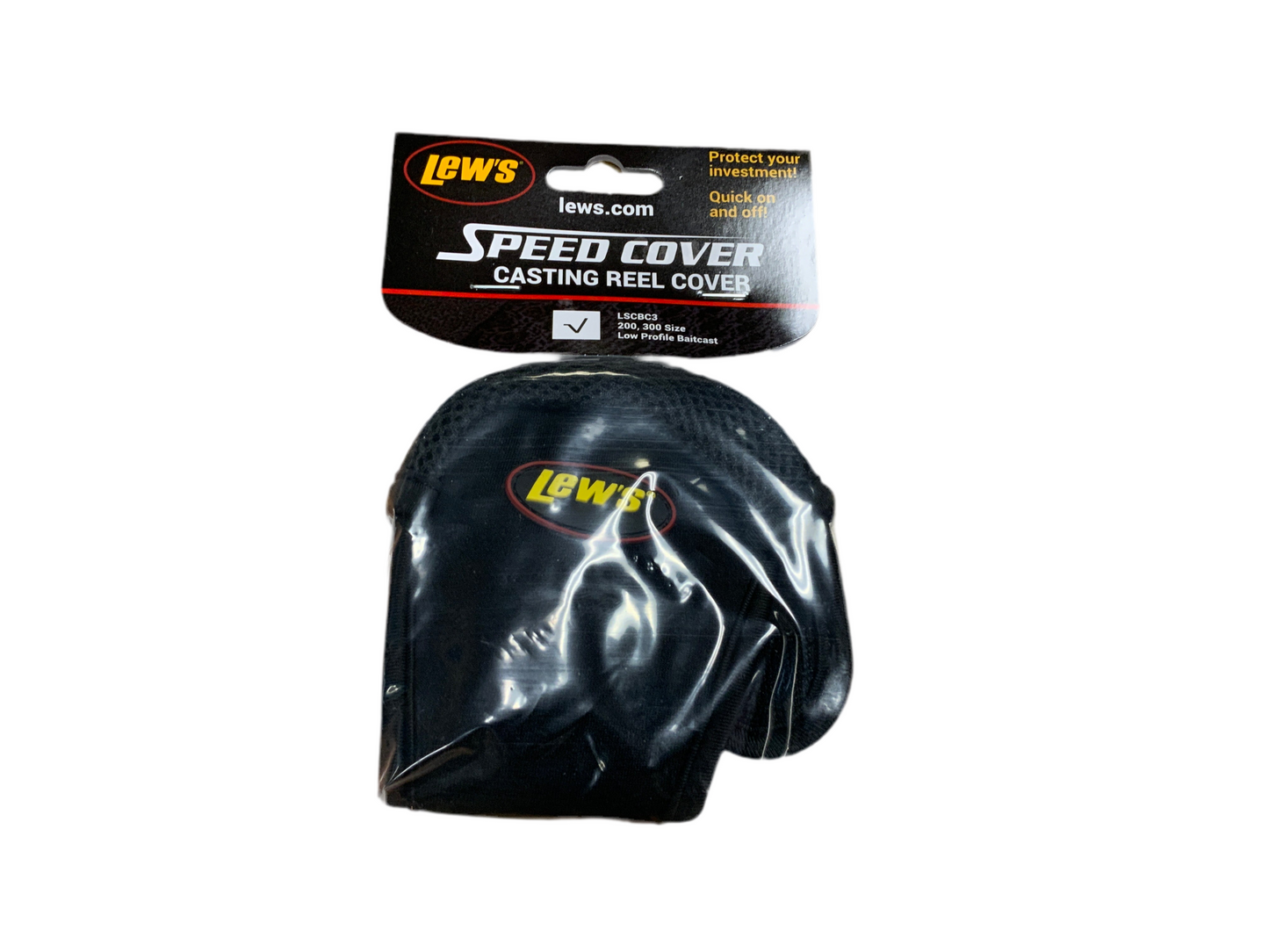 Lews Speed Casting Reel Cover - Black