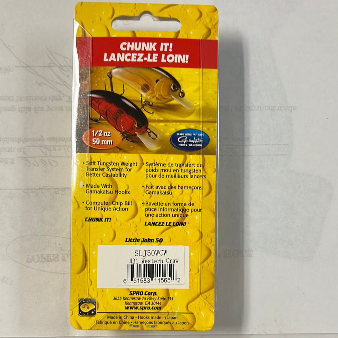 Spro Little John 50 1/2 oz. Western Craw