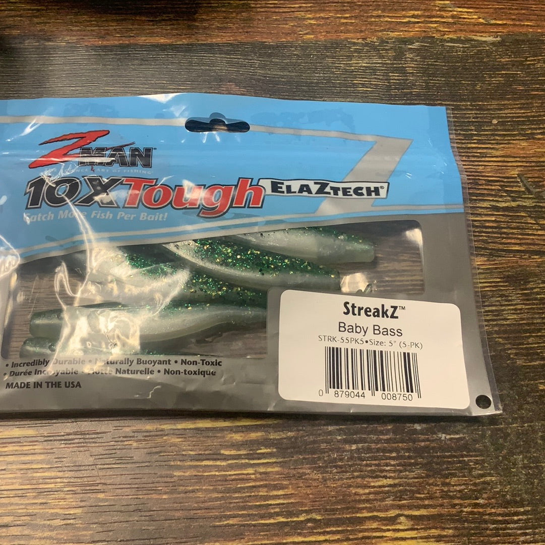 Z Man Streakz 5" Baby Bass