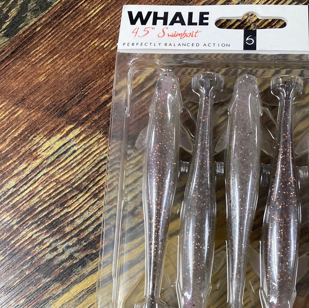 6th Sense Whale Swimbait 4.5" Clearwater Rose