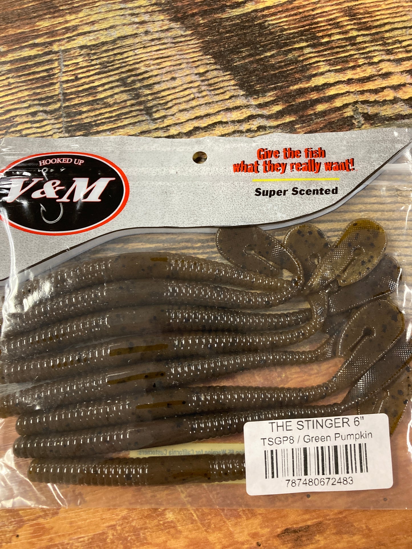 V&M The Stinger 6” Green Pumpkin