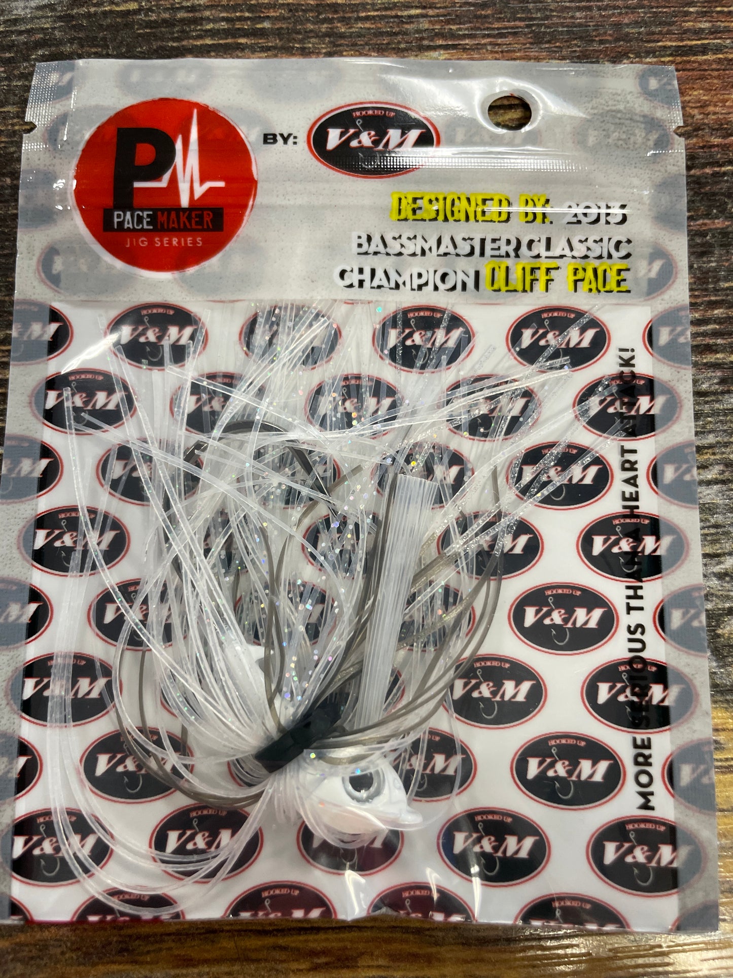 V&M Pulse Swim Jig 3/8 oz. Glimmer Shad