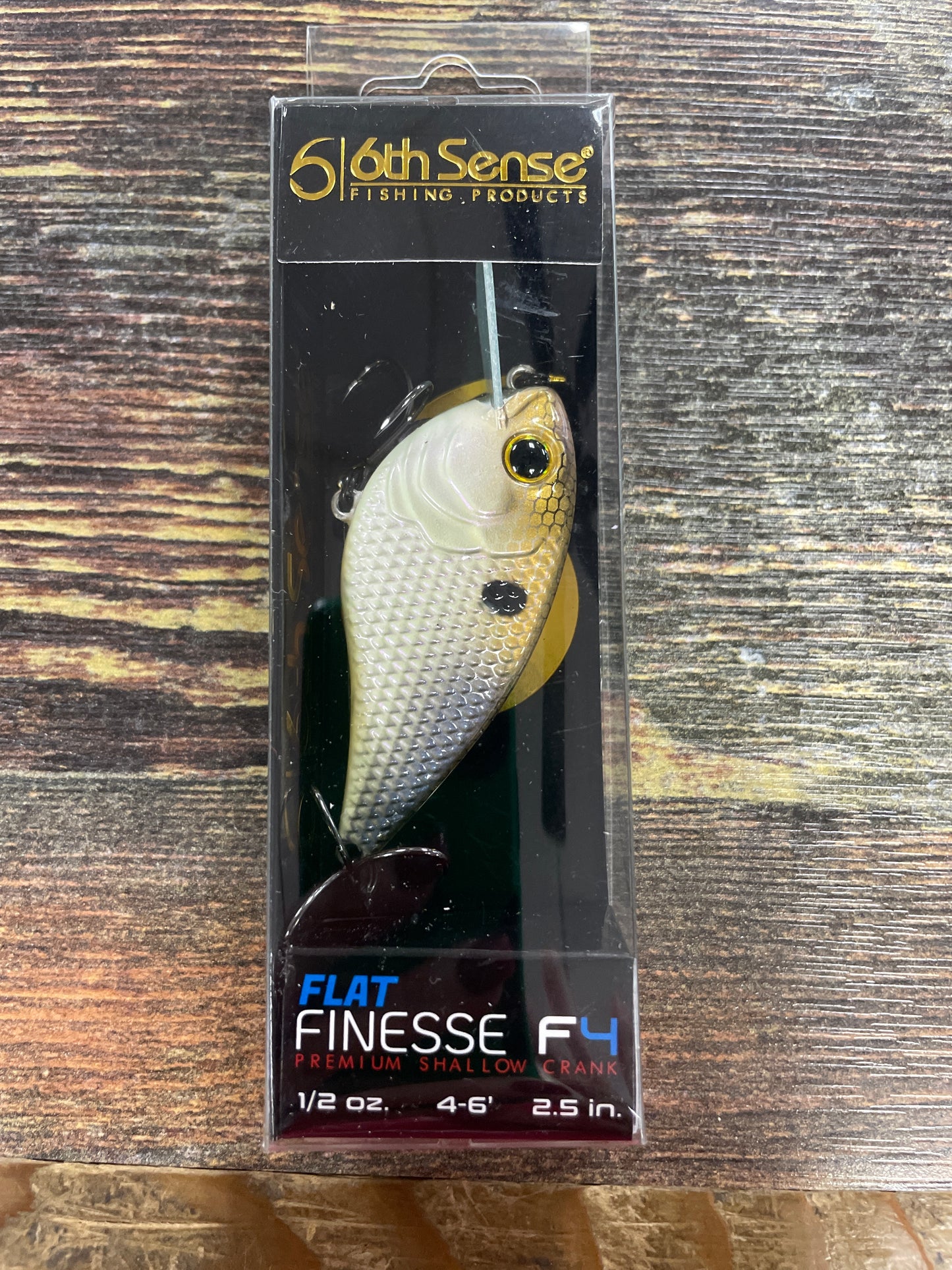 6th Sense Flat Finesse F4 1/2 oz 4K Shad