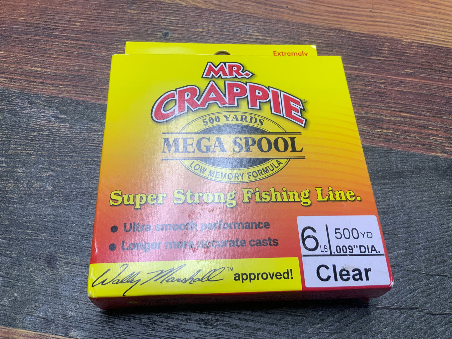 Mr Crappie Mono - Clear 6 lb. 500 yd