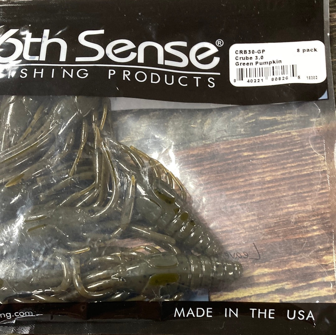 6th Sense Crube 3.0" Green Pumpkin